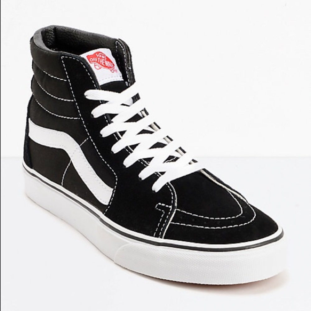 Van’s Classic Sk8 Hi Sneakers in black and white